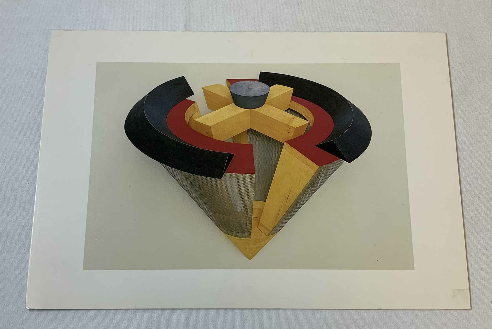 1988 art gallery exhibition card~ JOHN OKULICK ~ 6x8.5