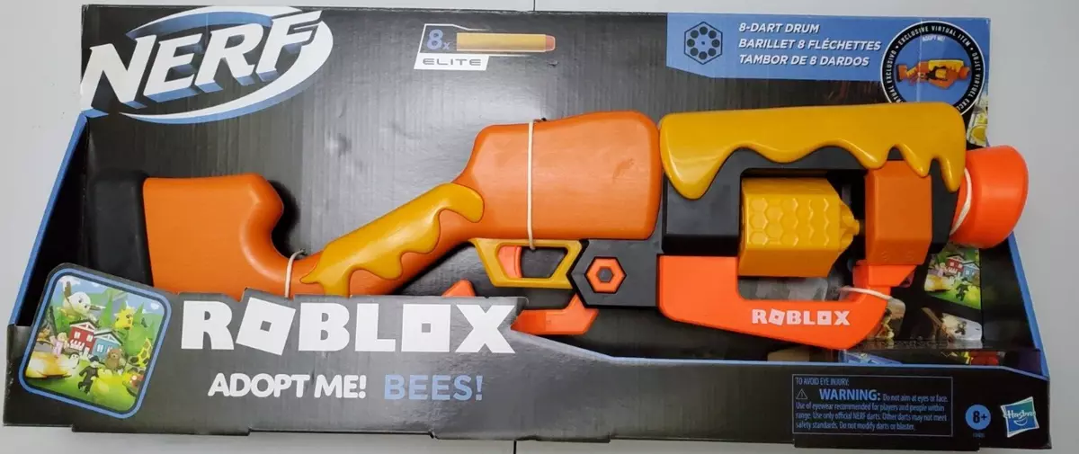 NERF Roblox Adopt Me!: BEES! Dart Blaster Gun With Darts