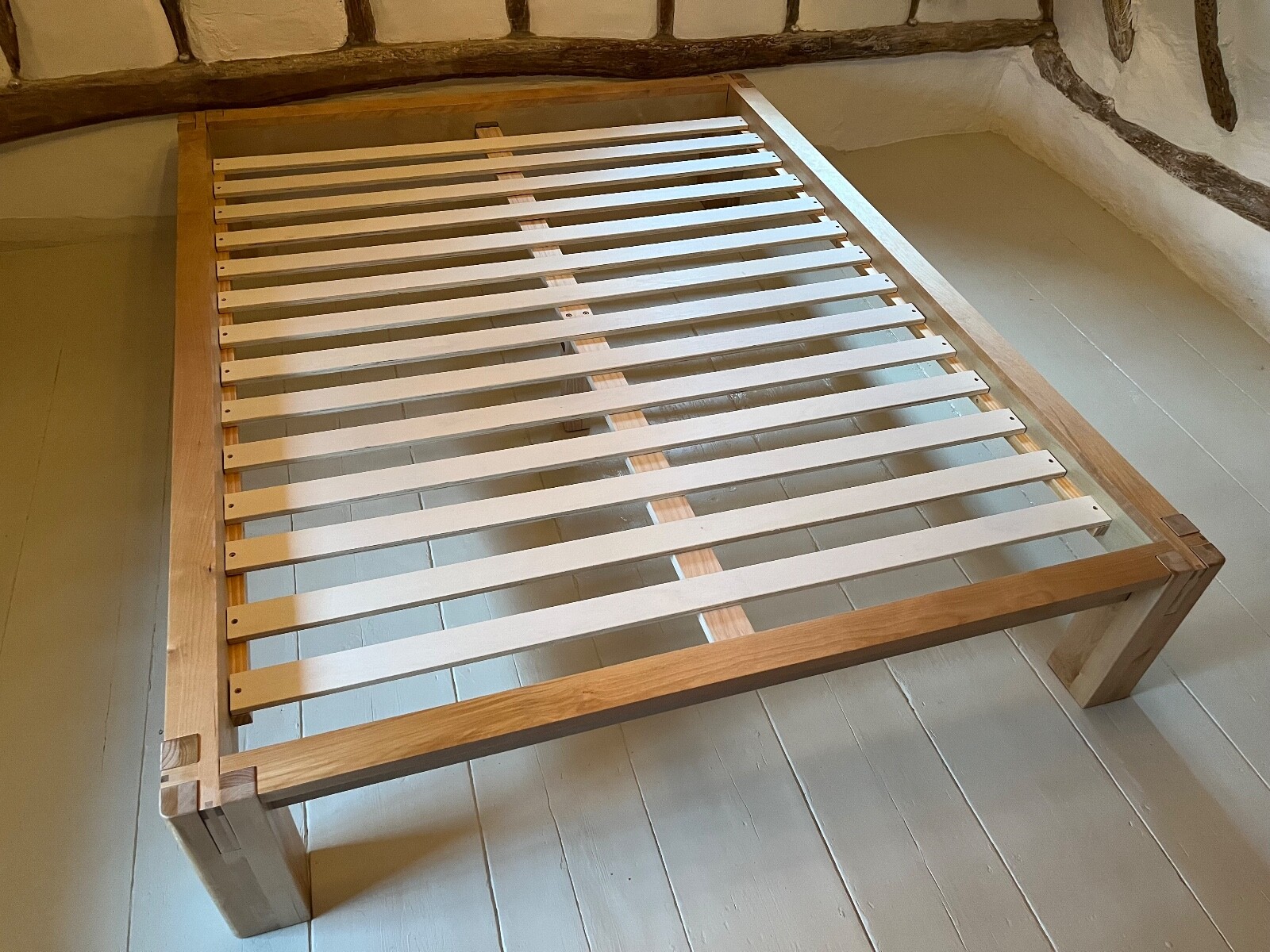 Kingsize Japanesestyle Oak Bed Frame from Futon Company eBay