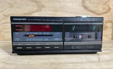 Vintage Soundesign Cassette Player Alarm Clock Radio 3838WAL TESTED