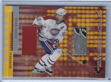 2015-2016 ITG Final Vault 01-02 Be A Player Brian Savage Stick/Jersey Card #1/1