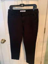 Old Navy Pixie Dot Stretch Ankle Pants Size 8
