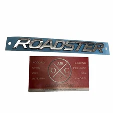 Genuine OEM 16-24 Mazda Miata MX-5 Rear Roadster Emblem JDM Badge Chrome ND New