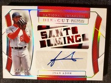  2022 National Treasures Joan Adon Die Cut Patch Auto SSP 5/10 Nationals Rookie