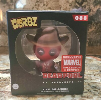 Funko Dorbz - Marvel Collector Corps Exclusive - Deadpool #088 w/cowboy hat