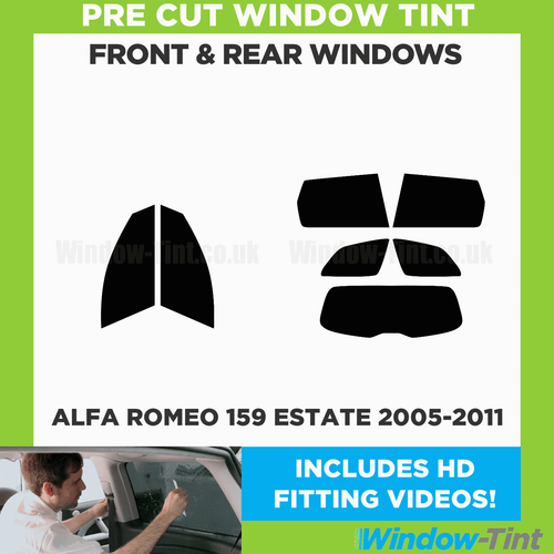 For Alfa Romeo 159 Estate 2005-11 Full Pre Cut Window Tint Kit Front & Rear Film - Picture 1 of 9