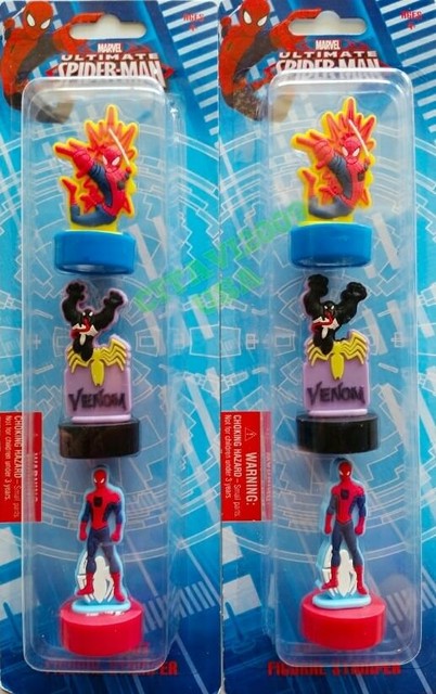 NEW! MARVEL SPIDER-MAN LASER CUT STAMPS 2 BACKS PARTY FAVOR BAG FILLER | eBay