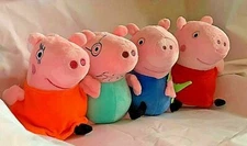 USA SHIP 8" PEPPA PIG Stuffed Plush Doll a great Christmas Gift Happy Family 
