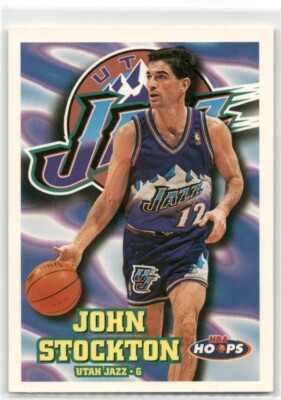 1997-98 Hoops John Stockton #153 Utah Jazz | eBay