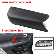 Left Driver For Honda Pilot 2009-15 Front Door Panel Armrest Cover Black Leather