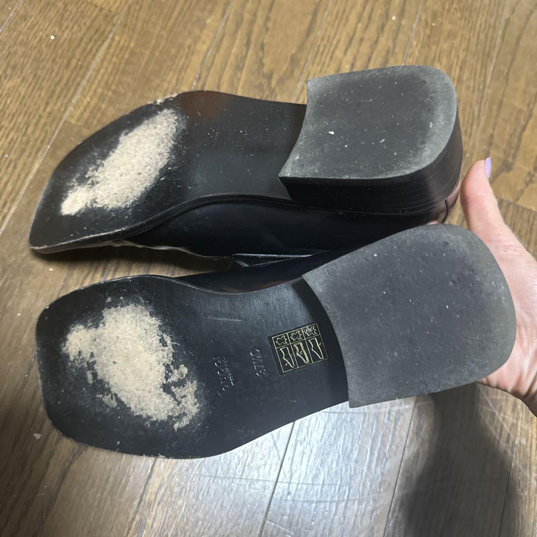 Gucci Loafers Shoes  WomenLeather Black Size 37.5 US About7.5 For  thumbnail 24