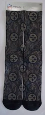 Pittsburgh Steelers Men's Socks Large Size 10 to 13 Mossy Oak