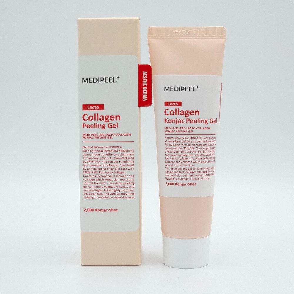 MEDI PEEL Red Lacto Collagen Konjac Peeling Gel 95ml Deel Cleansing K-Beauty