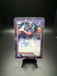 2024 Bowman Chrome LEIKER FIGUEROA *1st Bowman Purple Refractor Autograph* /250