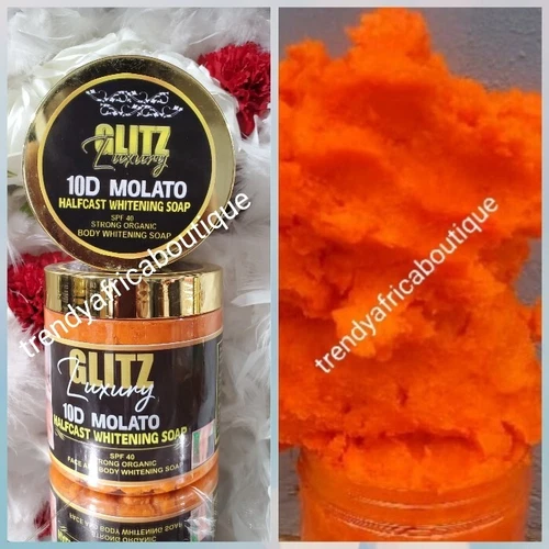 X 1 Improved Glitzluxury 10D Oshaprapra Molato Body Soap 600g. RICH AUNTY SOAP