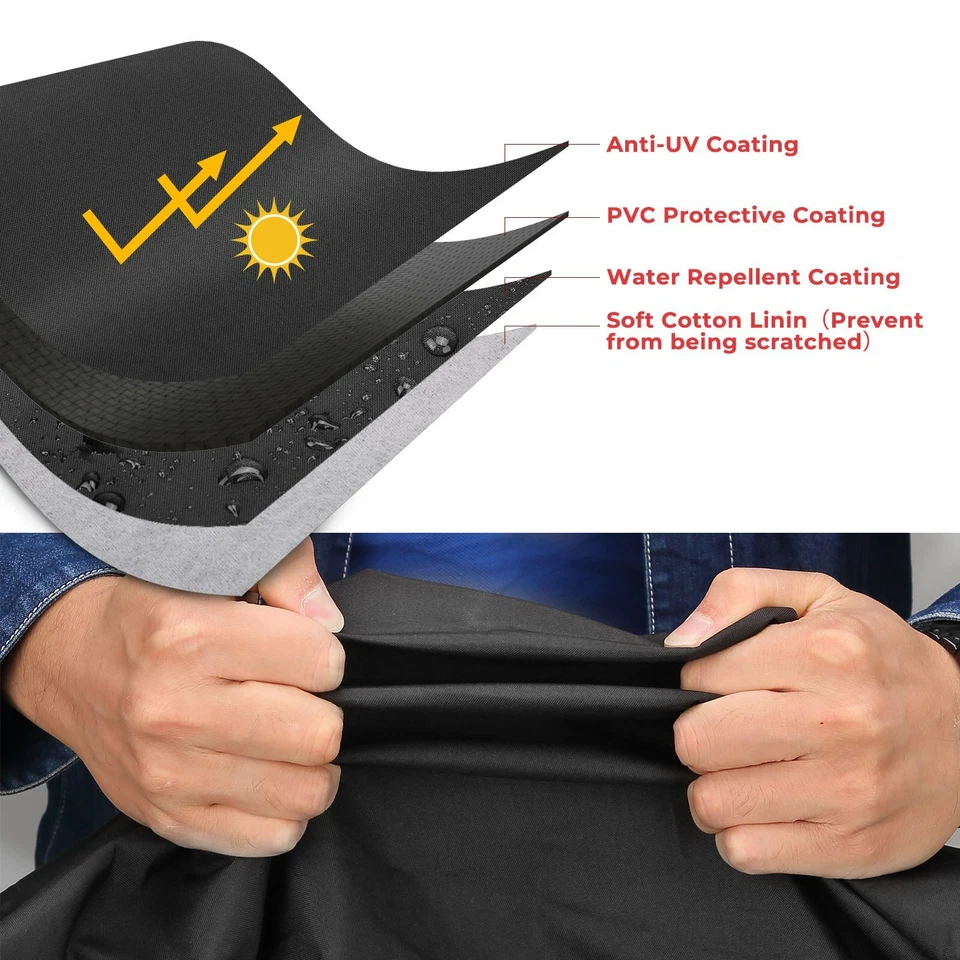 Cubierta de almacenamiento utilitario 300D de alta resistencia para Polaris Slingshot S SL SLR R 2015-2025 Foto 3 de 4