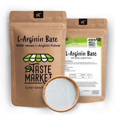 1 kg L-Arginin Pulver | 100% rein | Ohne Zusatzstoffe | Aminosäure