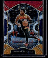2020 Select Donovan Mitchell Red/White/Orange Shimmer Prizm Concourse #27 Jazz