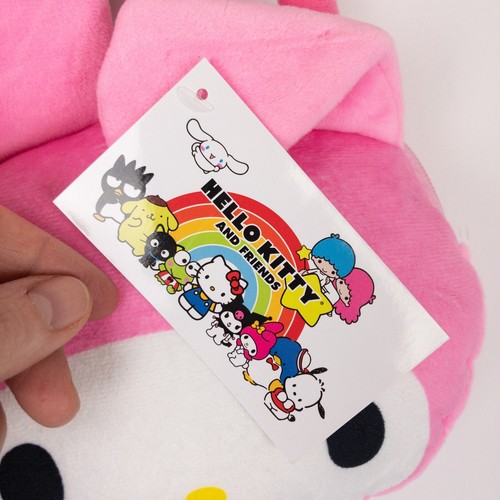 Hello Kitty Plush Purse Girls Mini Pink Easter Gift My Melody Bunny Bag New - Picture 3 of 9