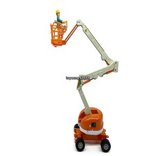 Aerial Work Platform Truck Toy Construction Vehicle Diecast Model Toys Orange