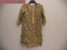 NWOT - Ladali Women's Yellow Floral Embroidered Kurta, Size M