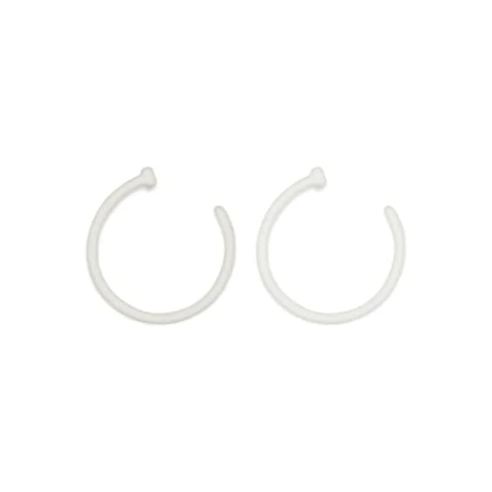 18G 20G Nose Hoop Ring Stud Glow In The Dark Bioflex Nose Piercing Sold as Pairs