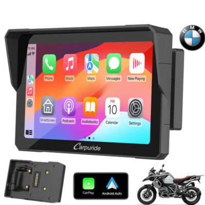 Carpuride Wireless Carplay GPS Dual Bluetooth 7'' undurchlässiger Touchscreen für BMW