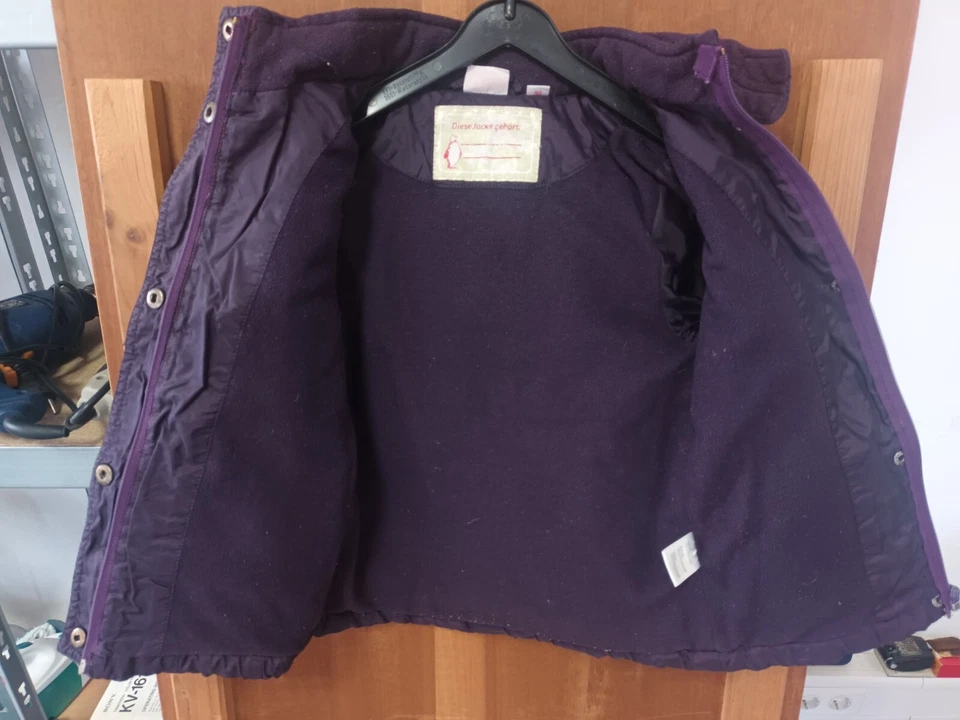 Impidimpi Übergangsjacke für Mädchen, Gr 92 in lila, gefüttert, Auflösung  - Bild 4 von 4