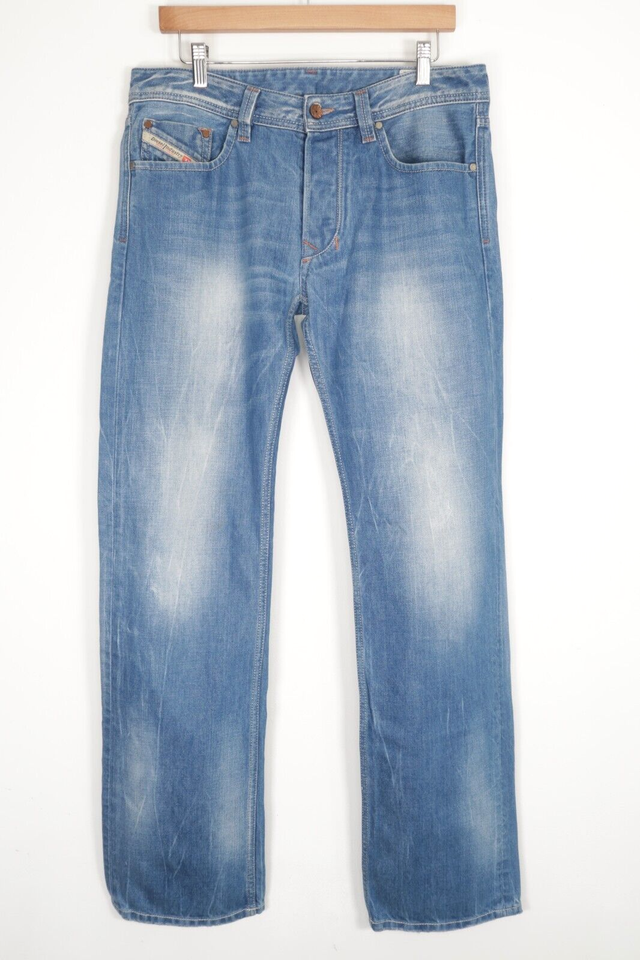 Mens Diesel LARKEE Regular Straight Blue Jeans W32 L32 Wash 0888B eBay