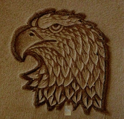 * CRAFTOOL - TANDY LEATHER FACTORY - 3D Stamp 8361 - EAGLE HEAD (L) 88361-00