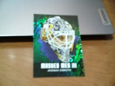 2010-11 IGT BTP MASKED MEN III EMERALD VERSION #MM-26- JHONAS ENROTH- SABRES