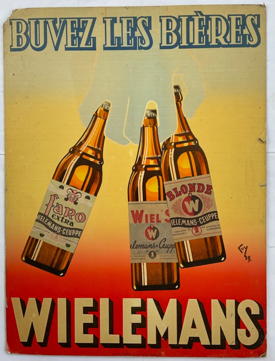 PANCARTE PUBLICITAIRE VINTAGE années 50 60 carton velours "pour Madame