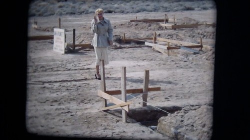 “House Build” (1952) 16mm Film Home Movie, NV, Plunkett Block House Swim Xmas + - Picture 2 of 24