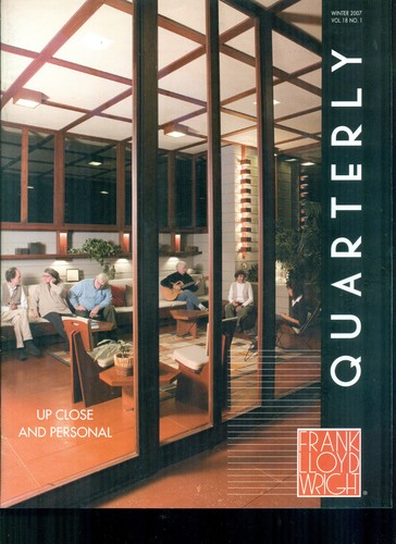 Frank Lloyd Wright Quarterly -- Volume 18, all four issues, 2007 - Picture 2 of 4
