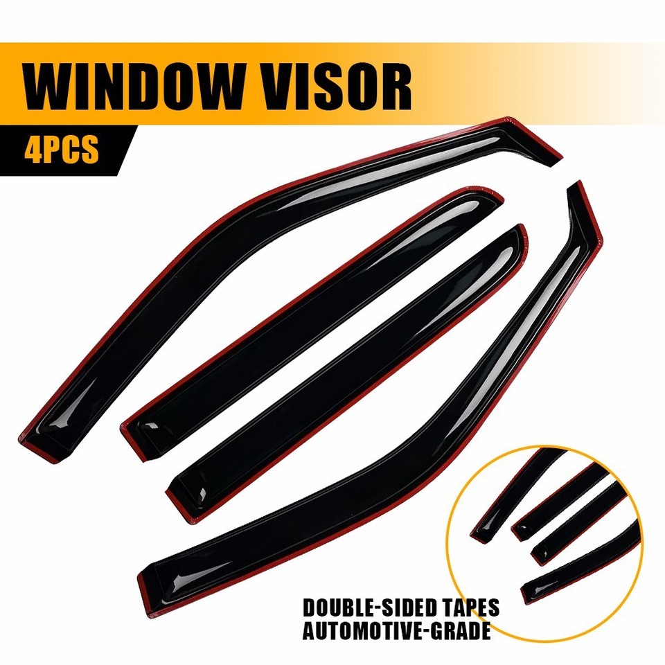 Lightronic In-Channel Window Visors For 2015-2024 Ford F-150 SuperCrew - Smoke Rain Guards - Foto 13