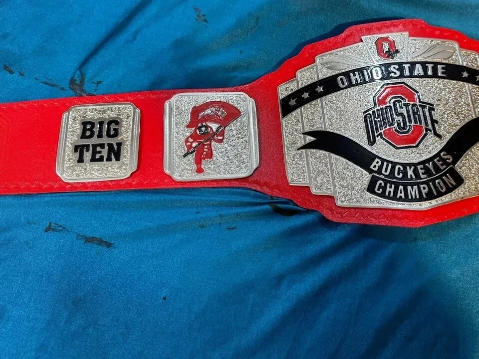 Nuevo cinturón de campeonato estatal de Ohio réplica tamaño adulto 2 mm Foto 2 de 4