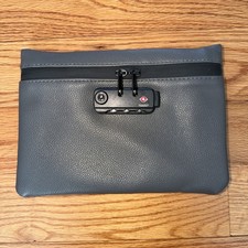 Smell Proof Bag with Lock Waterproof Container Case Storage Odor Free Gray