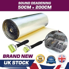 0.5mx2m 7mm Thick Camper Van Thermal Insul Sound Deadening Foil Foam + Roller