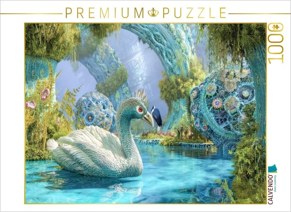 Calvendo Puzzle Fantasy Creatures By The Water | 1000 Pieces, Finished Size 25.2-image