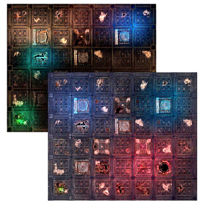 Into The Dark Game Board Two-Sided Boarding Actions Kill Team Warhammer 40,000