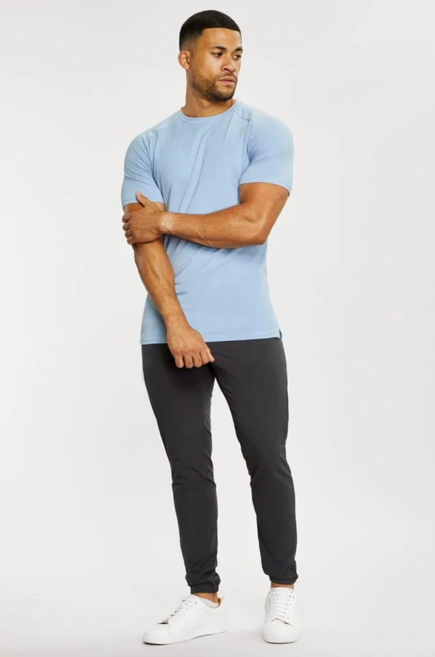 Pantalones de chándal Tailored Athlete Everyday Tech gris medio grafito nuevos con etiquetas Foto 2 de 4