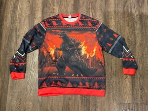 Godzilla Sweater | eBay