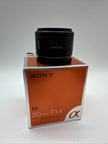 Sony SAL 50mm f/1.4 AF Lens W/Box