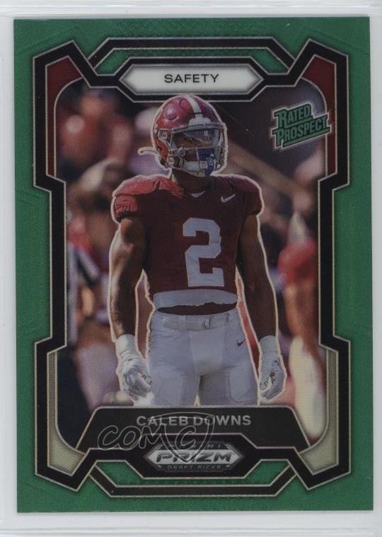 2024 Panini Prizm Draft Picks Rated Prospect Green Prizm Caleb Downs #186 1m9j