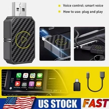 USB Auto Wireless CarPlay Adapter For iPhone Apple Wireless Dongle Plug ＆ Play