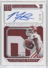 2019 National Treasures Collegiate College Prime 9/25 Marquise Brown Auto uk2