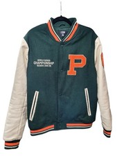 FSBN Men's Large Green Varsity Letterman Jacket Season 1995-96 World Series