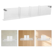 Brochure Holder Stand, Acrylic Pamphlet Display Stand Wall Mount, Clear Rack