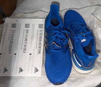 Adidas UltraBoost 20 NASA Space Pack FX7978 Football Blue Sneaker Shoes 11 1/2