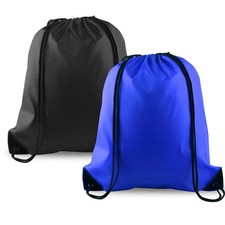 KUUQA 2 Pcs Drawstring Backpack Bags Bulk Sports Cinch Sack String Backpack S...